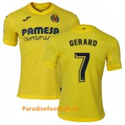 2020-2021 Villarreal Home Soccer Jersey Shirt Gerard #7