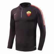 18-19 Roma Black Zipper Sweat Top Shirt