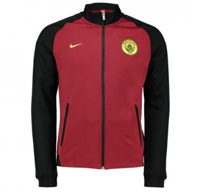 2016-17 Manchester City Red&Black N98 Jacket