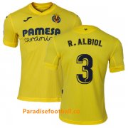 2020-2021 Villarreal Home Soccer Jersey Shirt Raul Albiol #3