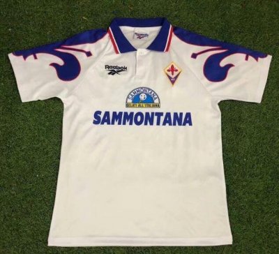 1995-96 Fiorentina Retro Away Soccer Jersey Shirt