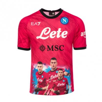 2022-23 Napoli Goalkeeper Soccer Jersey Shirt with Gollini Face