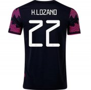 2021 Mexico Home Soccer Jersey Shirt HIRVING LOZANO #22