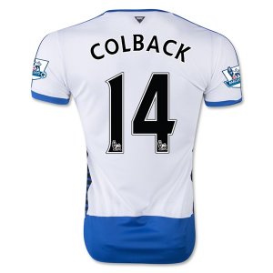 2015-16 Newcastle United COLBACK 14 Home Soccer Jersey