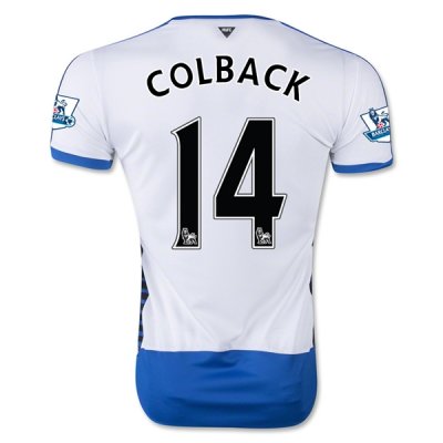 2015-16 Newcastle United COLBACK 14 Home Soccer Jersey