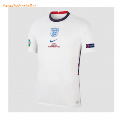 2020 EURO Final Match Version England Home Soccer Jersey Shirt