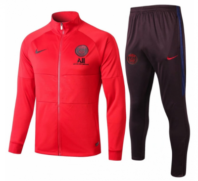 2019-20 PSG Red Training Suits Jacket Top and Pants