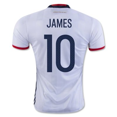 2016 Colombia JAMES 10 Home Soccer Jersey