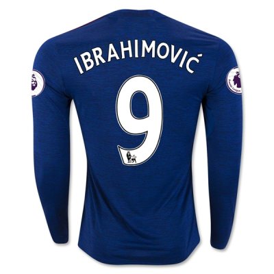 2016-17 Manchester United 9 IBRAHIMOVIC LS Away Soccer Jersey