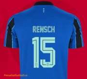 2021-22 Ajax Away Soccer Jersey Shirt with Rensch 15 printing