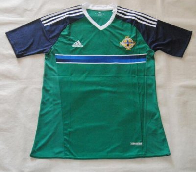 2016 Euro Northern Ireland Home Soccer Jersey