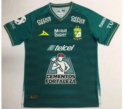 2020-21 Club León Home Green Soccer Jersey Shirt
