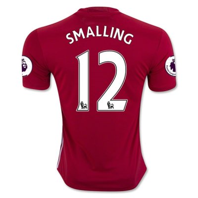 2016-17 Manchester United 12 SMALLING Home Soccer Jersey