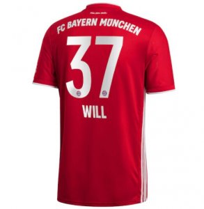 2020-21 Bayern Munich Home Soccer Jersey Shirt Will 37
