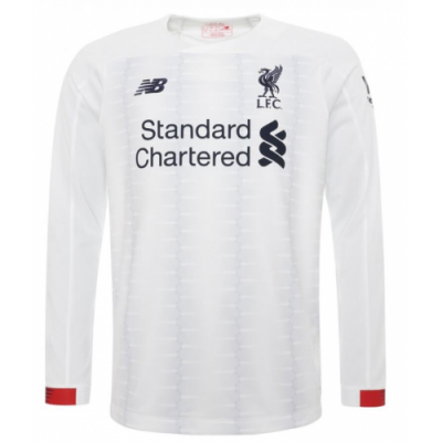 2019-20 Liverpool Long Sleeve Away Soccer Jersey Shirt