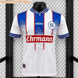 1996-98 Karlsruher Retro Home Soccer Jersey Shirt
