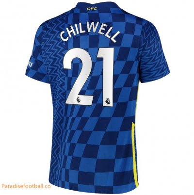 2021-22 Chelsea Home Soccer Jersey Shirt Chilwell 21 printing