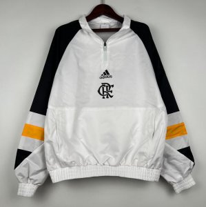 2023-24 Flamengo White Windbreaker Top