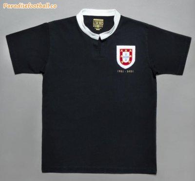 2021 Portugal Centenary 1921 Black 100th Anniversary Soccer Jersey Shirt