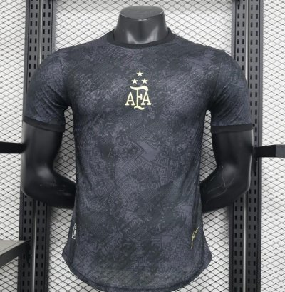2024-25 Argentina Black Special Soccer Jersey Shirt Player Version