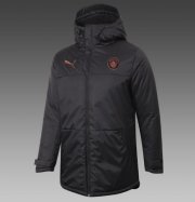 2020-21 Manchester City Black Cotton Warn Coat