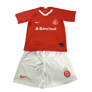 Kids SC Internacional 2019-20 Home Soccer Shirt With Shorts
