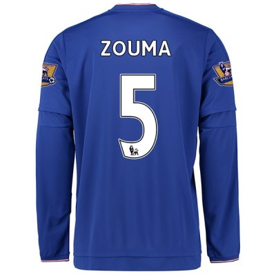 2015-16 Chelsea ZOUMA #5 LS Home Soccer Jersey