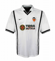 2000-2001 Valencia Retro Home Soccer Jersey Shirt