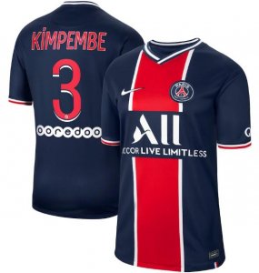 2020-21 PSG Home Soccer Jersey Shirt Kimpembe 3