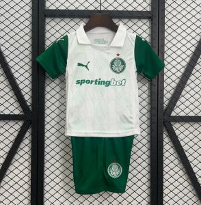 2025-26 Sociedade Esportiva Palmeiras Kids Away Soccer Kits Shirt With Shorts