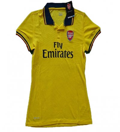 13-14 Arsenal Away Yellow Woman Jersey Shirt
