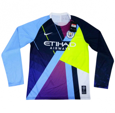 2019-20 Manchester City LS Celebration Jersey Shirt