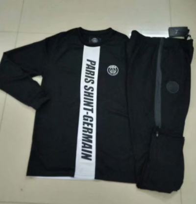 2019 PSG Black-White Stripe Training Suit