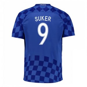 2016 Croatia Suker 9 Away Soccer Jersey