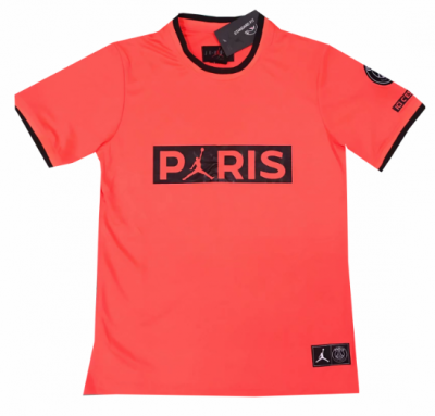 2019-20 PSG Air Jordan Orange Training Shirt