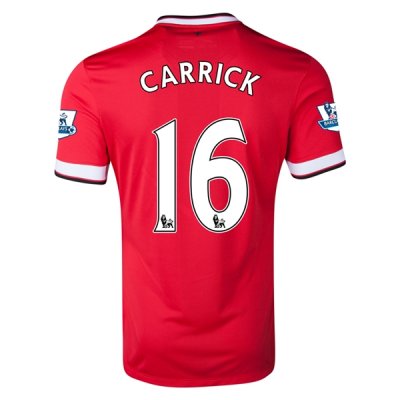 Manchester United 14/15 CARRICK #16 Home Soccer Jersey