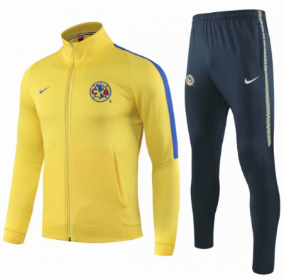 2019-20 Club America Yellow Training Kits Jacket + Pants