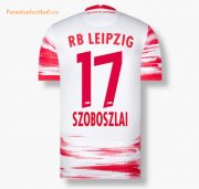 2021-22 RB Leipzig Home Soccer Jersey Shirt SZOBOSZLAI 17 printing