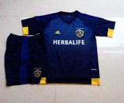 Kids LA Galaxy 2015-16 Away Soccer Shirt With Shorts