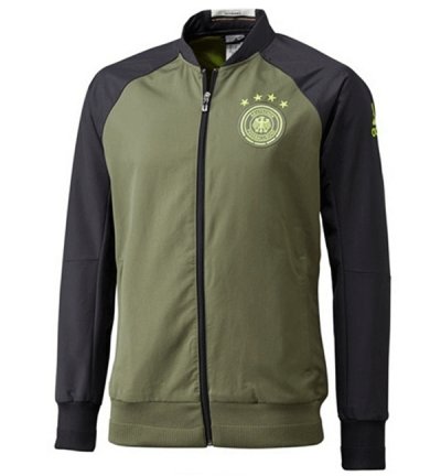 2016 Euro Germany Green Black Jacket