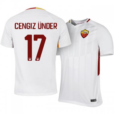 2017-18 Roma Cengiz Under #17 Away Soccer Jersey