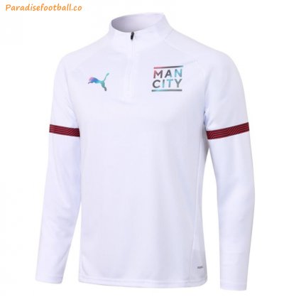 2021-22 Manchester City White Training Sweatshirt