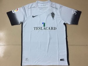 2017-18 Sporting Gijon Away Soccer Jersey