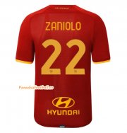 2021-22 AS Roma Home Soccer Jersey Shirt with ZANIOLO 22 printing