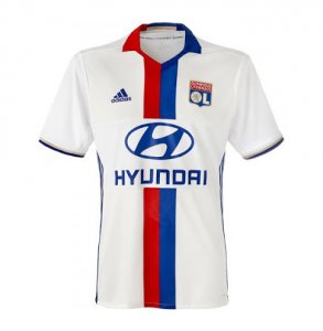 2016-17 Olympique Lyonnais Home Soccer Jersey
