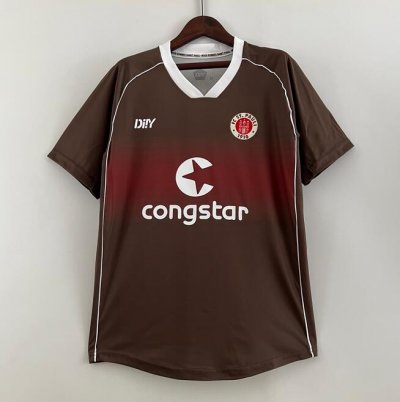 2023-24 Fußball-Club St Pauli Home Soccer Jersey Shirt
