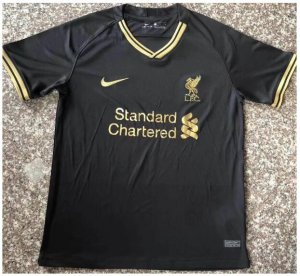 2020-21 Liverpool Black Golden Training Shirt