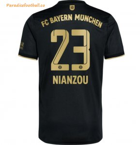 2021-22 FC Bayern Munchen Away Soccer Jersey Shirt with Nianzou 23 printing