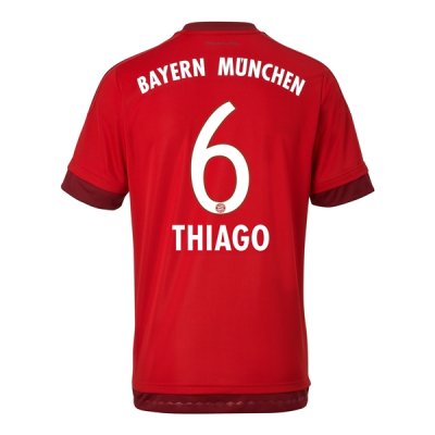 2015-16 Bayern Munich THIAGO 6 Home Soccer Jersey