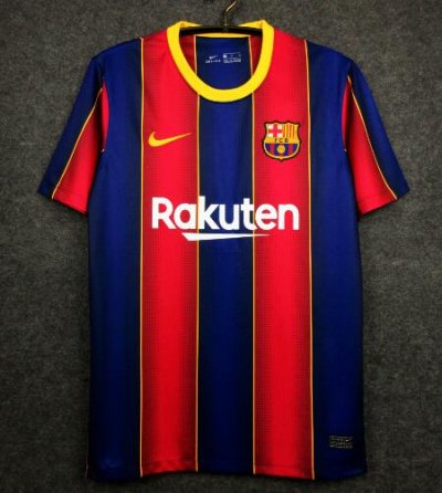 2020-21 Barcelona Home Soccer Jersey Shirt